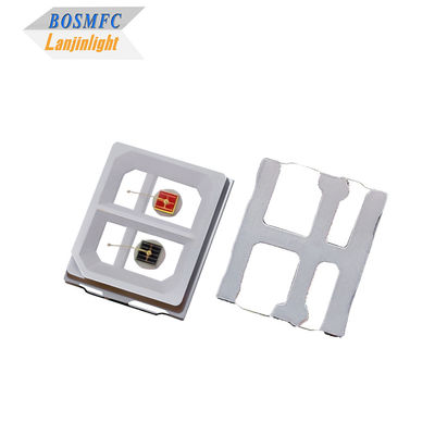 2835 SMD LED ثلاثي الألوان أحمر 660 نانومتر + أزرق 460 نانومتر + الأشعة تحت الحمراء 830 نانومتر رقاقة LED مجمعة ضوء لعلاج التجميل ضوء الوجه