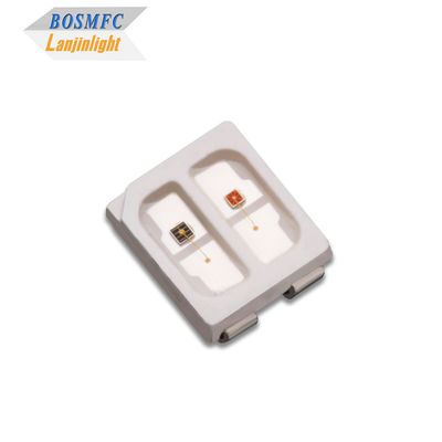 3528 SMD LED ضوء أحمر مزدوج اللون 620nm + 860nm تحت الحمراء مصمم للعلاج الجمالي،علاج الجلد التآزري