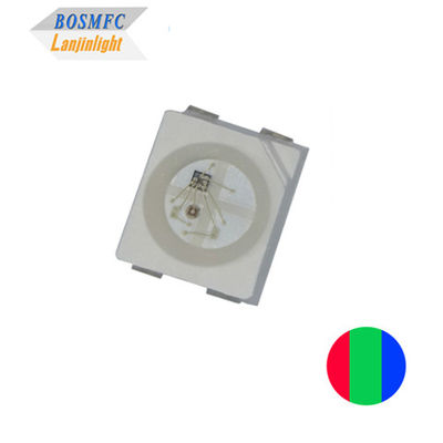 تشغيل IC 3528 SMD RGB LED 4 Pin Super Bright PLCC4 SMD LED متعدد الألوان للقطعة LED