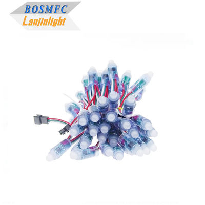 RGB Full Color Pixel Waterproof WS2811 بكسلات رقمية قابلة للتوجيه LED Globe String Lights 12mm DC 5V